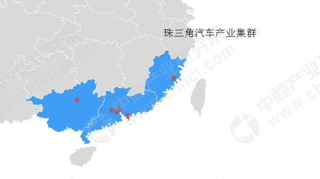中國珠三角汽車產業集群新能源汽車投資格局分析